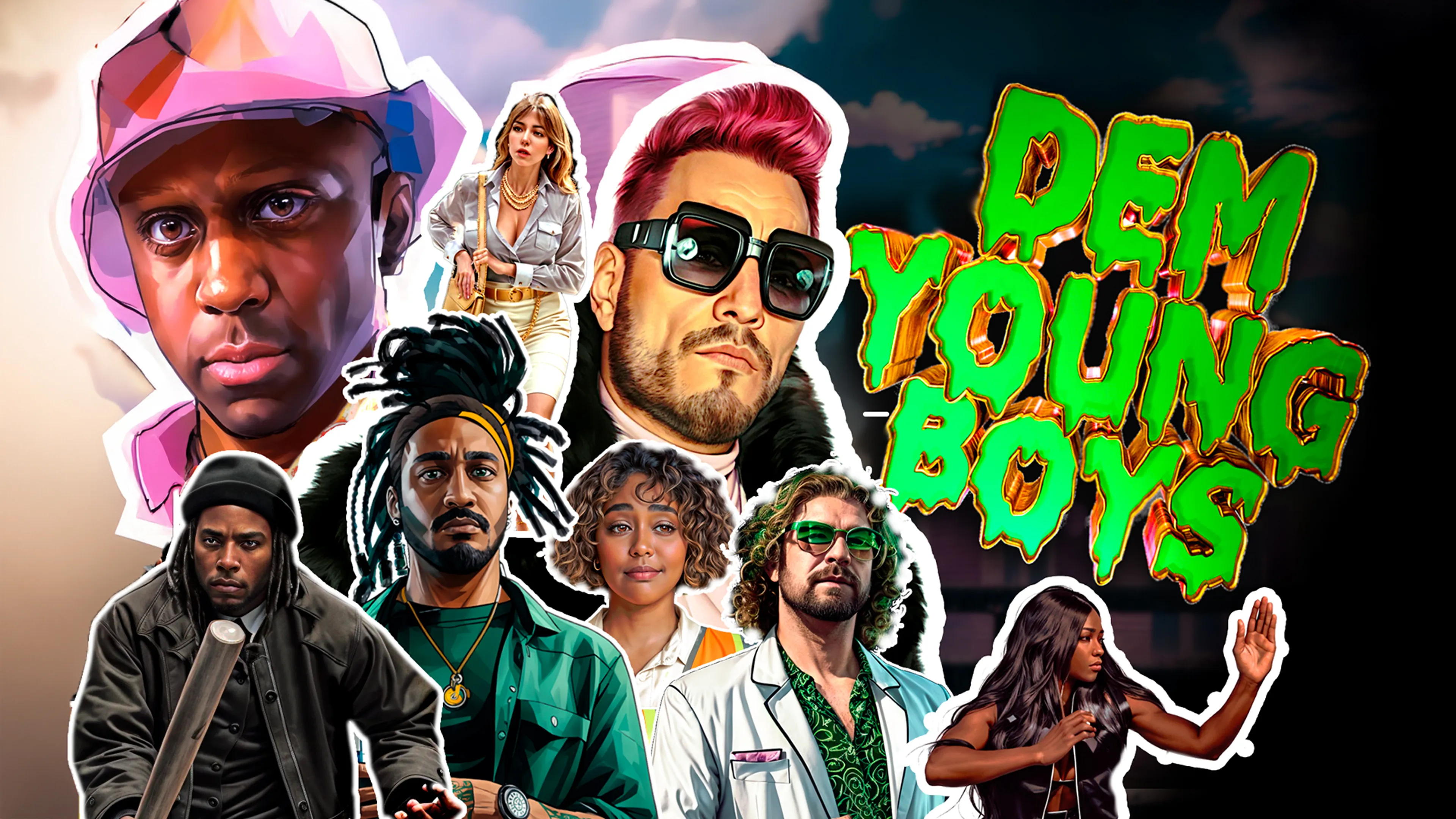 Dem Young Boys poster